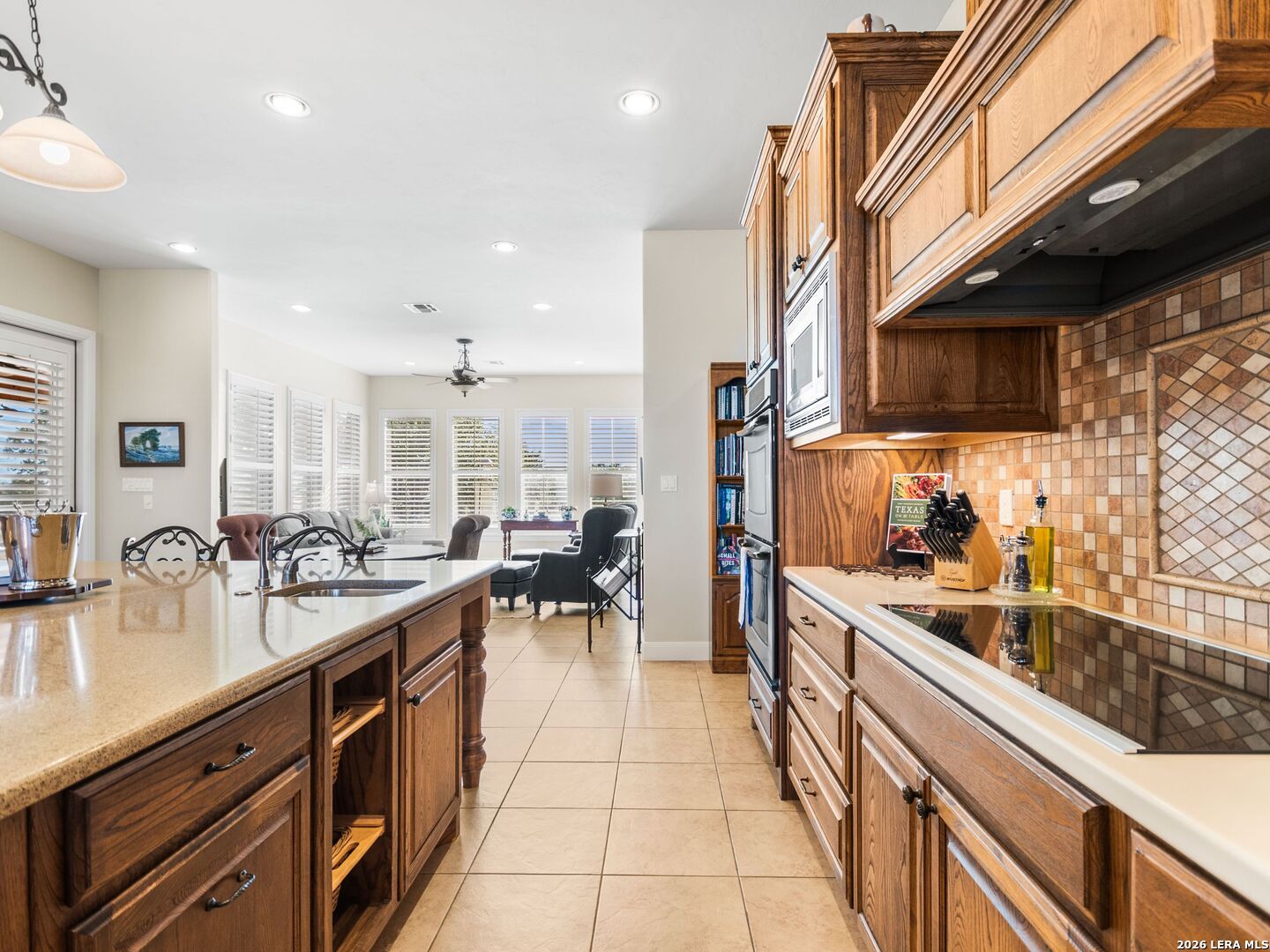 1000 Landmark Kerrville, TX 78028 - Photo 19 of 71 a large kitchen with stainless steel appliances lots of counter space and a sink