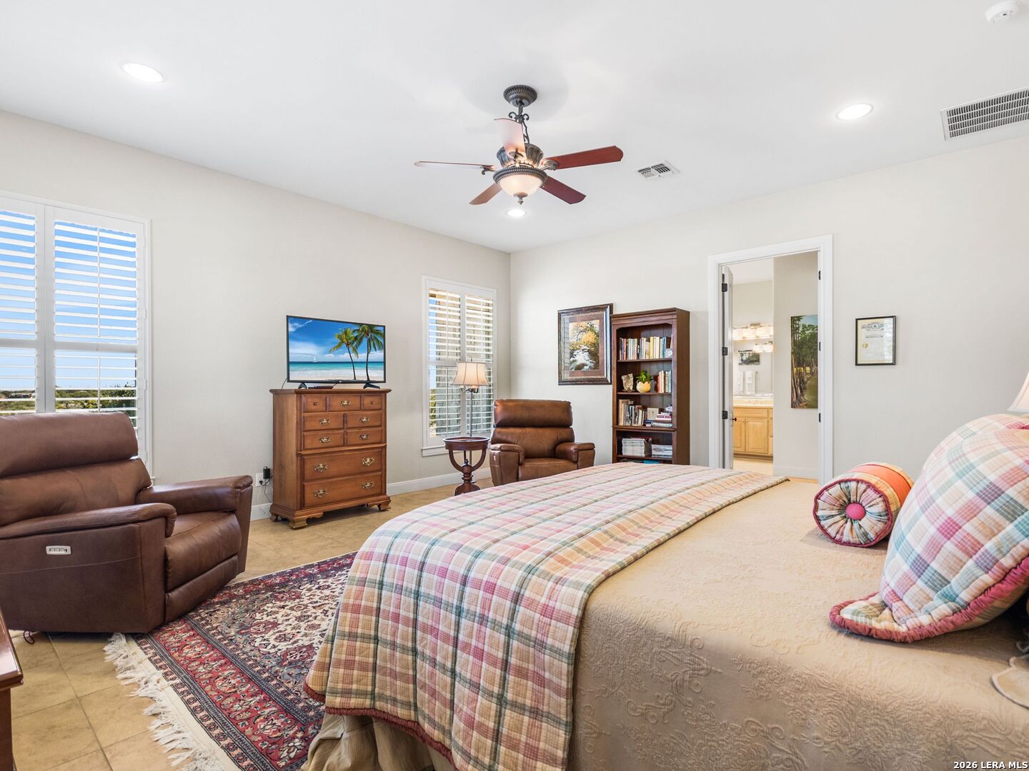 1000 Landmark Kerrville, TX 78028 - Photo 32 of 71 a bedroom with a bed and furniture