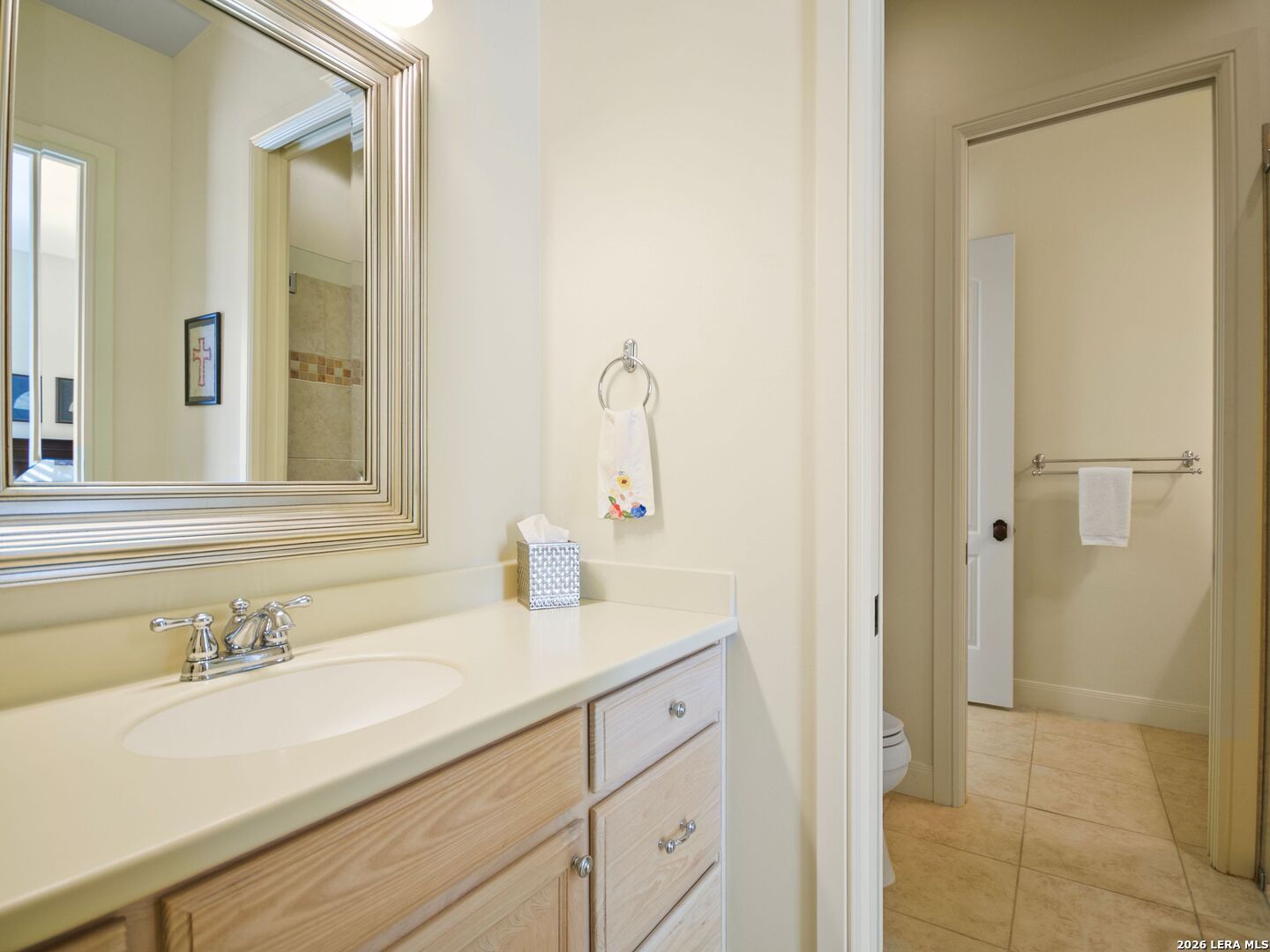 1000 Landmark Kerrville, TX 78028 - Photo 44 of 71 a bathroom with a sink and a mirror