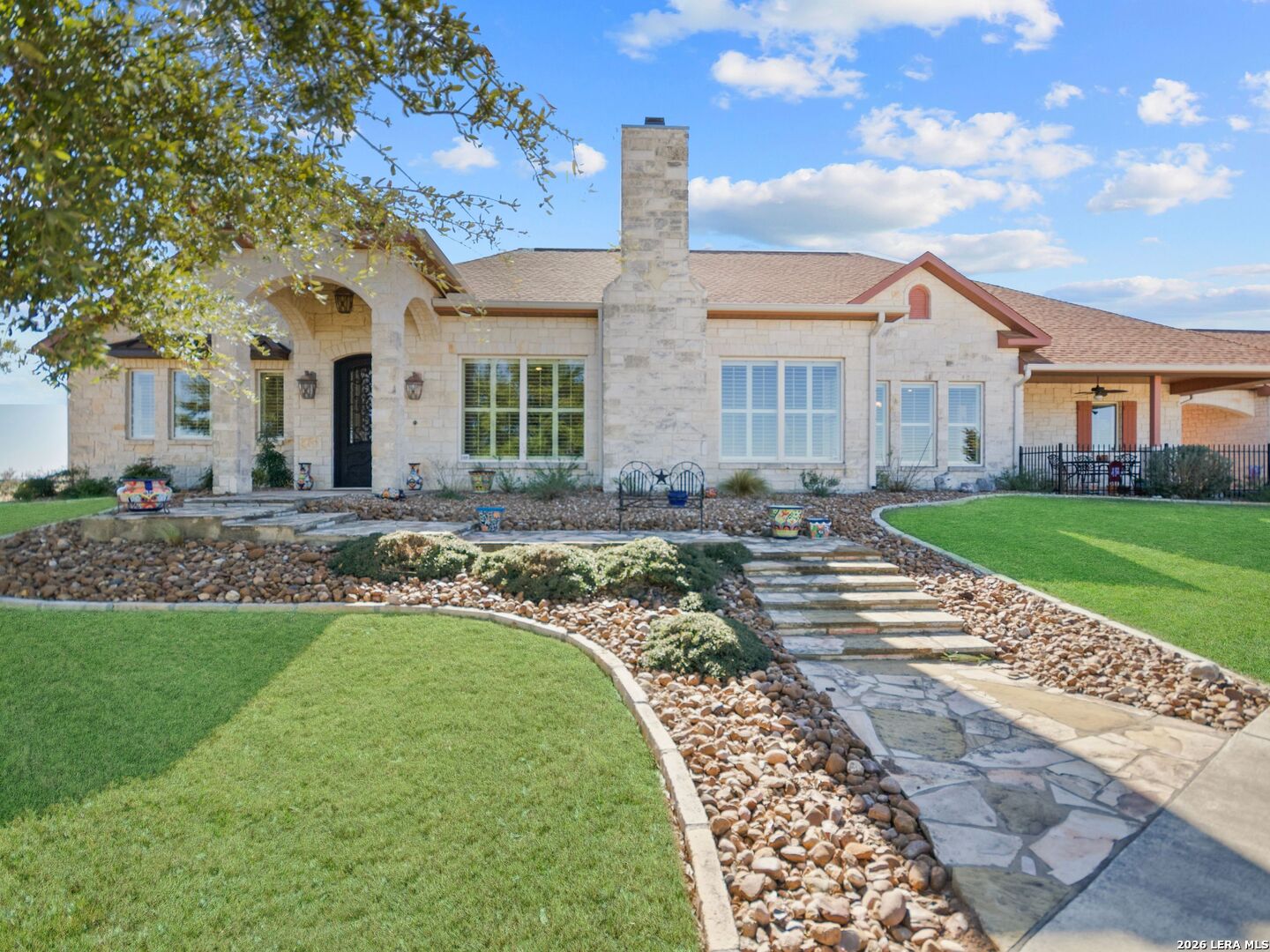 1000 Landmark Kerrville, TX 78028 - Photo 6 of 71 a front view of house with yard and green space