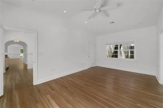 wooden floor in an empty room