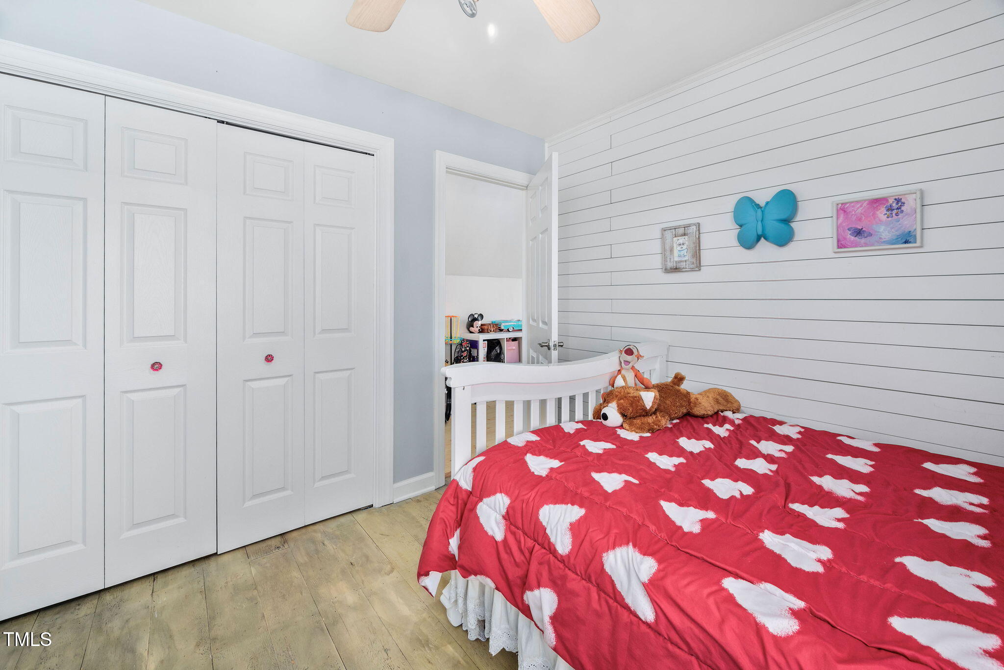 Undisclosed Address Garner, NC 27529 - Photo 21 of 35 a bedroom with a bed and a closet