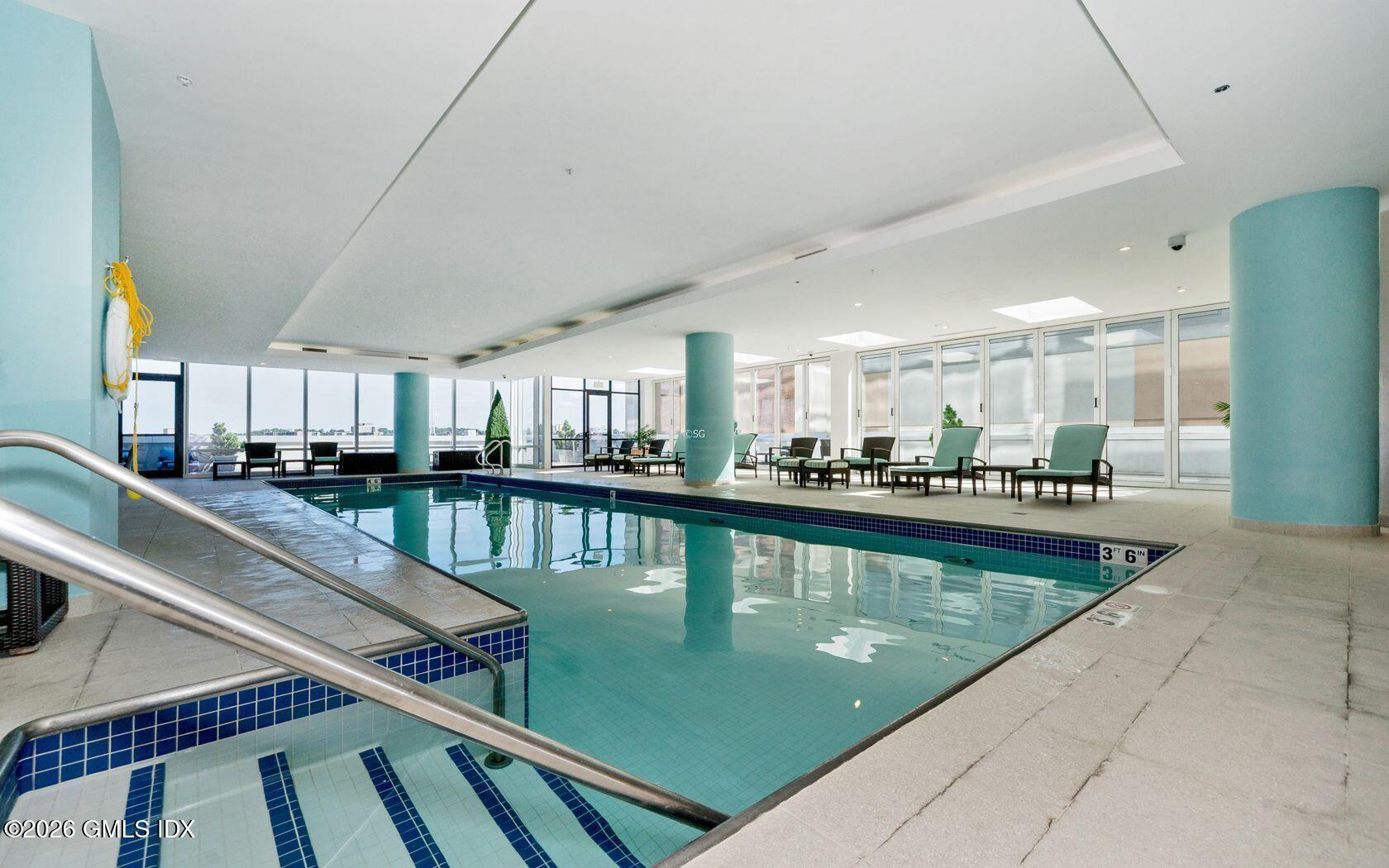 1 Broad Street, Unit PH31F Stamford, CT 06901 - Photo 10 of 13 a view of a swimming pool