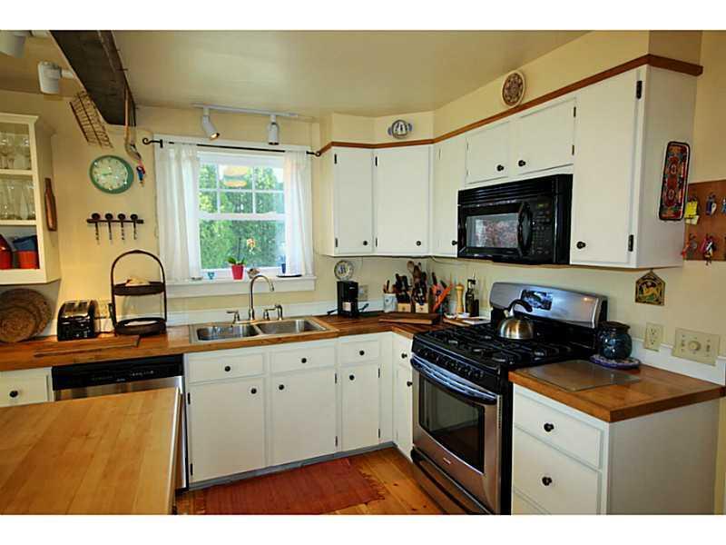 341 Ocean Point Road East Boothbay, ME 04544 - Photo 10 of 33 Kitchen. The kitchen features wood...