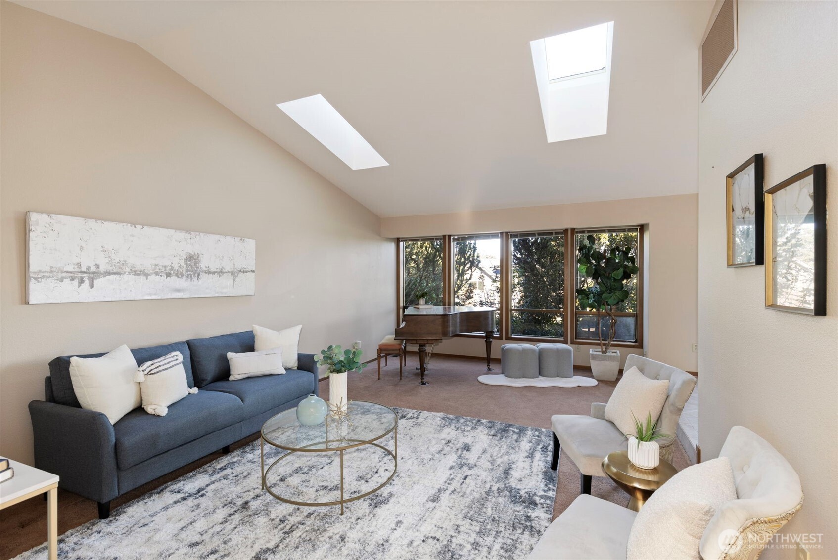 909 55th Street Port Townsend, WA 98368 - Photo 4 of 36 a living room with furniture and a large window