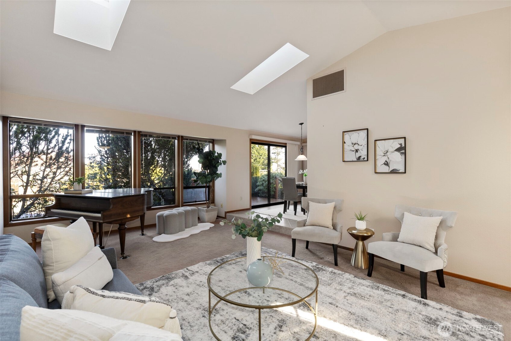 909 55th Street Port Townsend, WA 98368 - Photo 6 of 36 a living room with furniture and a large window