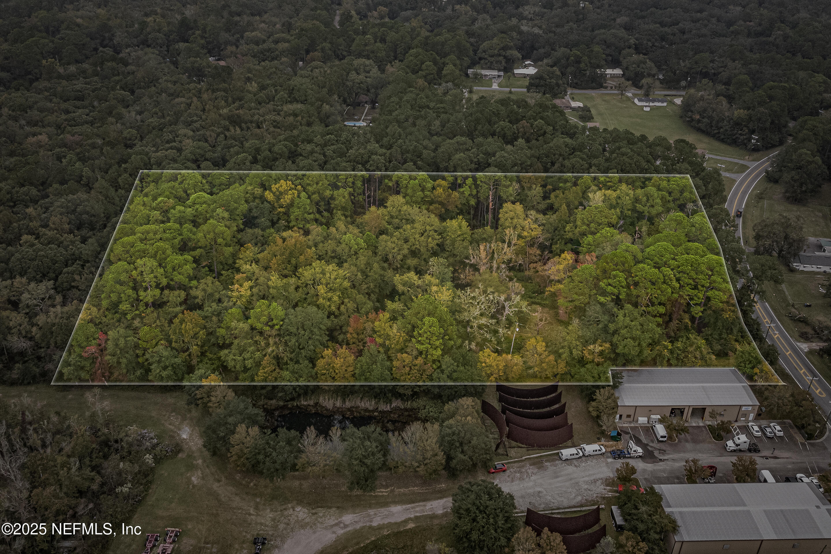 6535 General Lee Road Jacksonville, FL 32254 - Photo 10 of 16 an aerial view of a yard