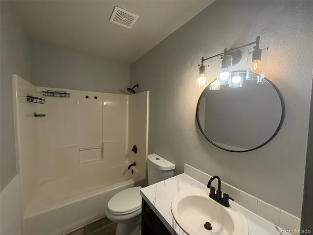 a view of a room with racks