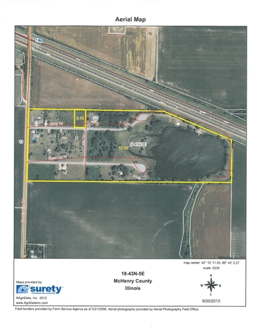 4 Mary Street Marengo, IL 60152 - Photo 1 of 1 a black and white photo of a lake