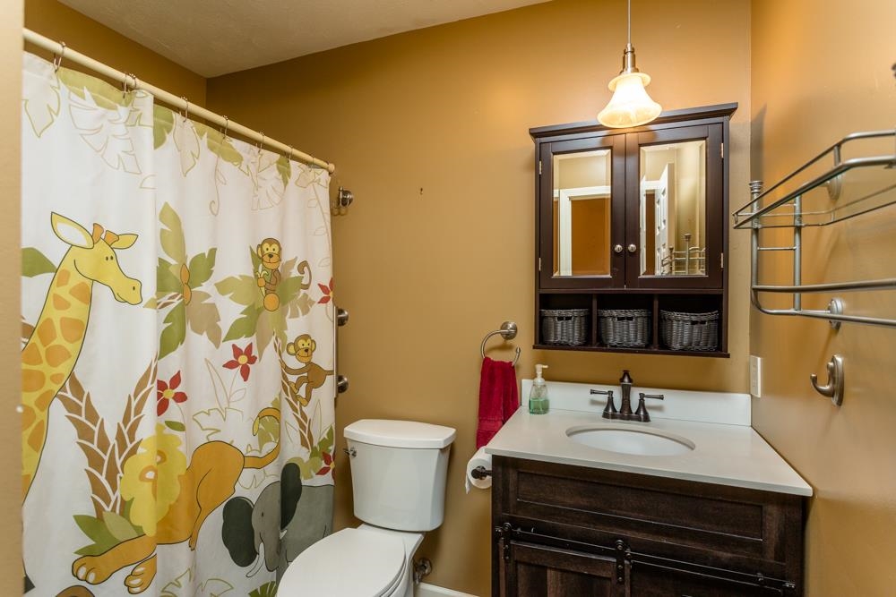 87 Bluestone Drive Weyers Cave, VA 24486 - Photo 17 of 37 a bathroom with a sink toilet and shower