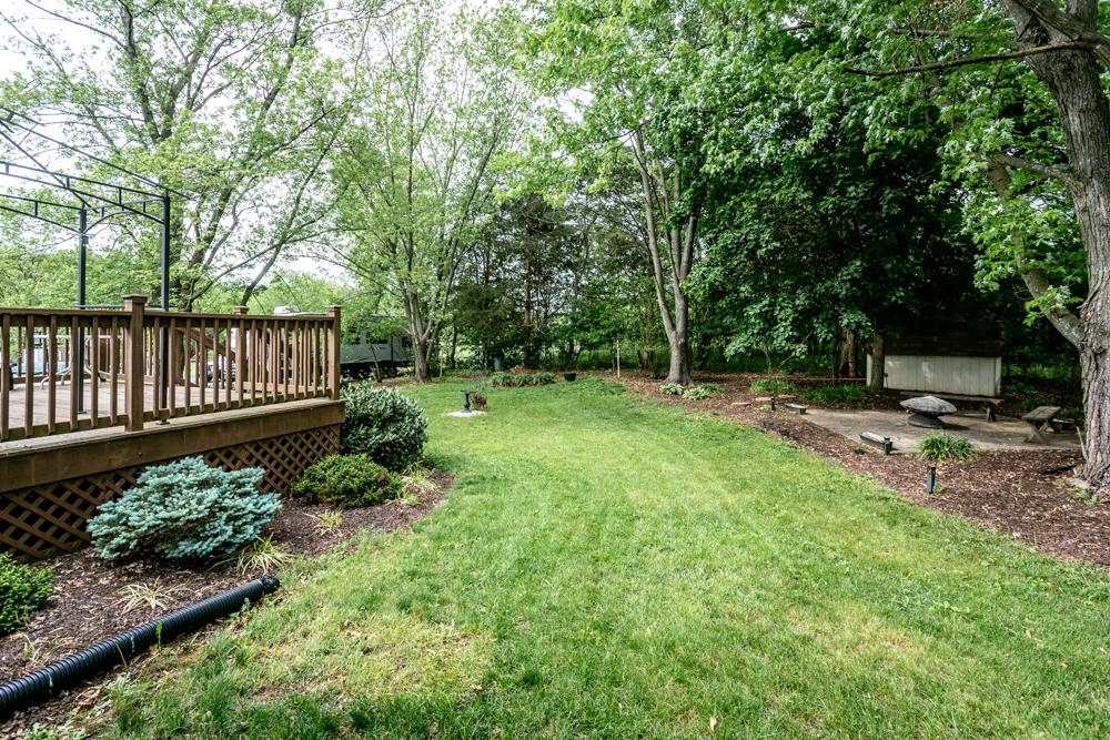 87 Bluestone Drive Weyers Cave, VA 24486 - Photo 35 of 37 a garden view with a seating space