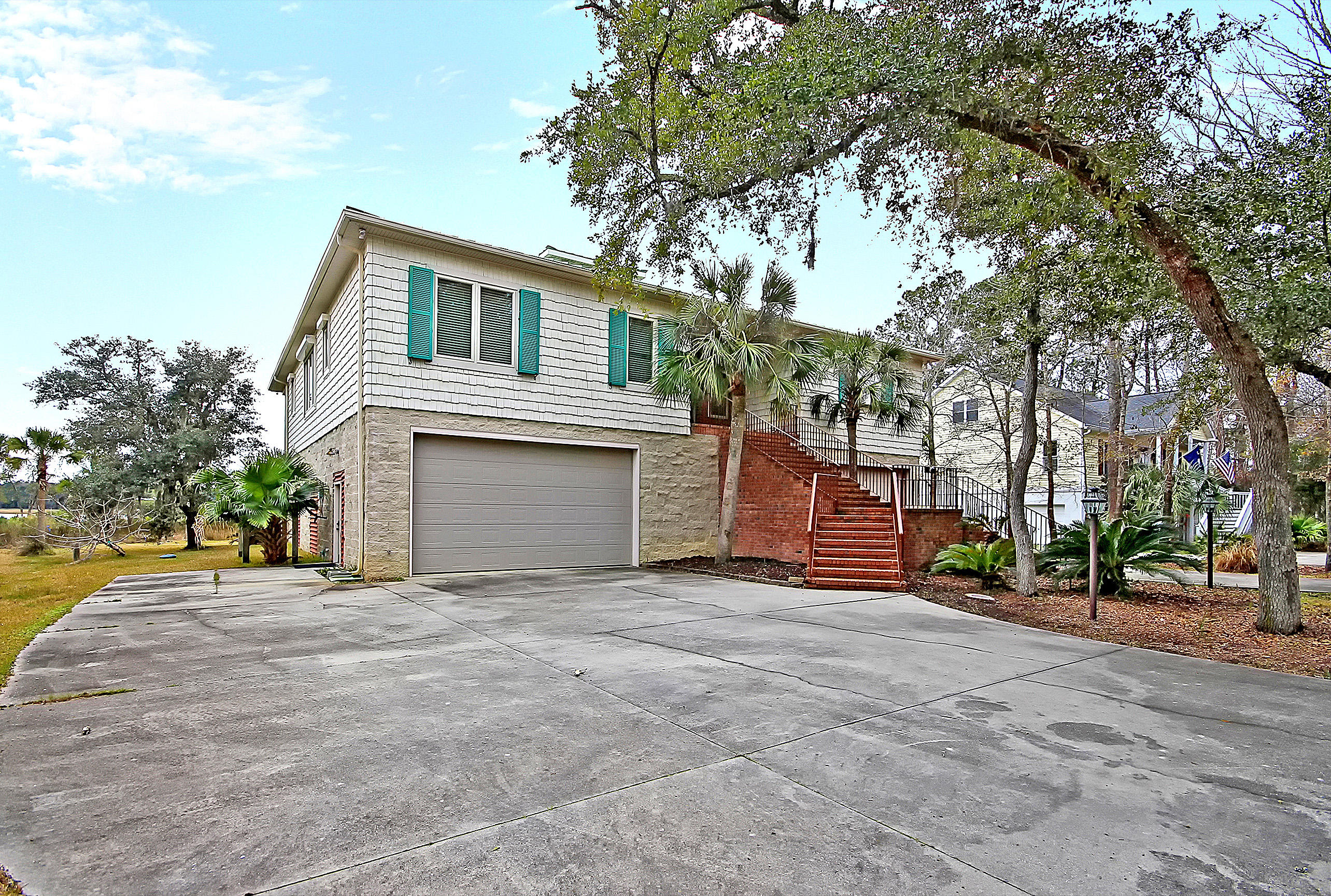 1392 Eden Road Awendaw, SC 29429 - Photo 32 of 60 Front / duo driveways & garages