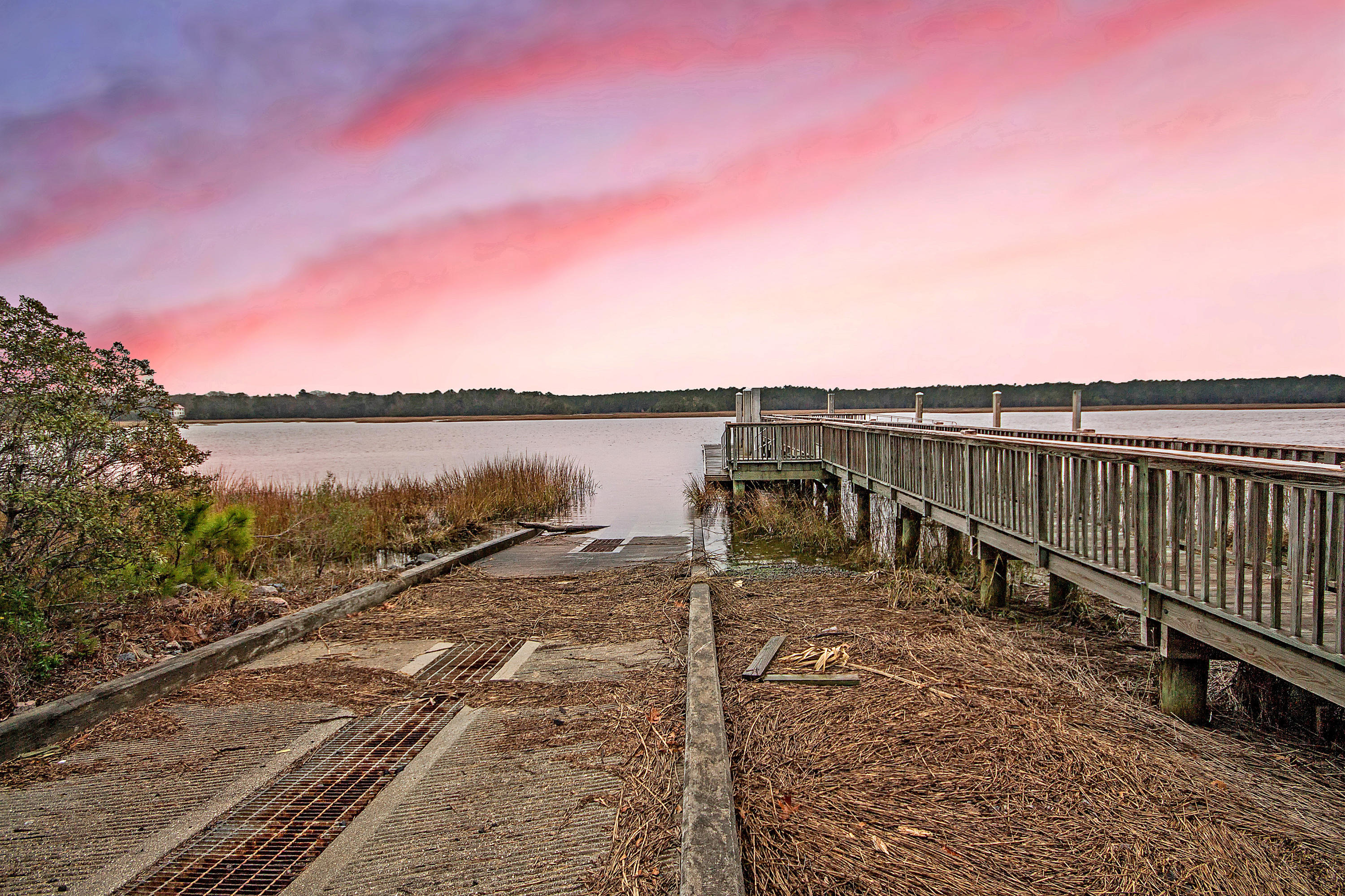 1392 Eden Road Awendaw, SC 29429 - Photo 53 of 60 Community dock and boat ramp