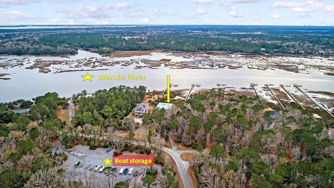 1392 Eden Road Awendaw, SC 29429 - Photo 58 of 60 Wando River and Boat storage