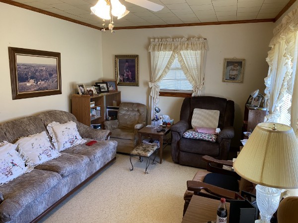 66 Union Hill Road Loretto, TN 38469 - Photo 16 of 31 a living room with furniture a fireplace and a window