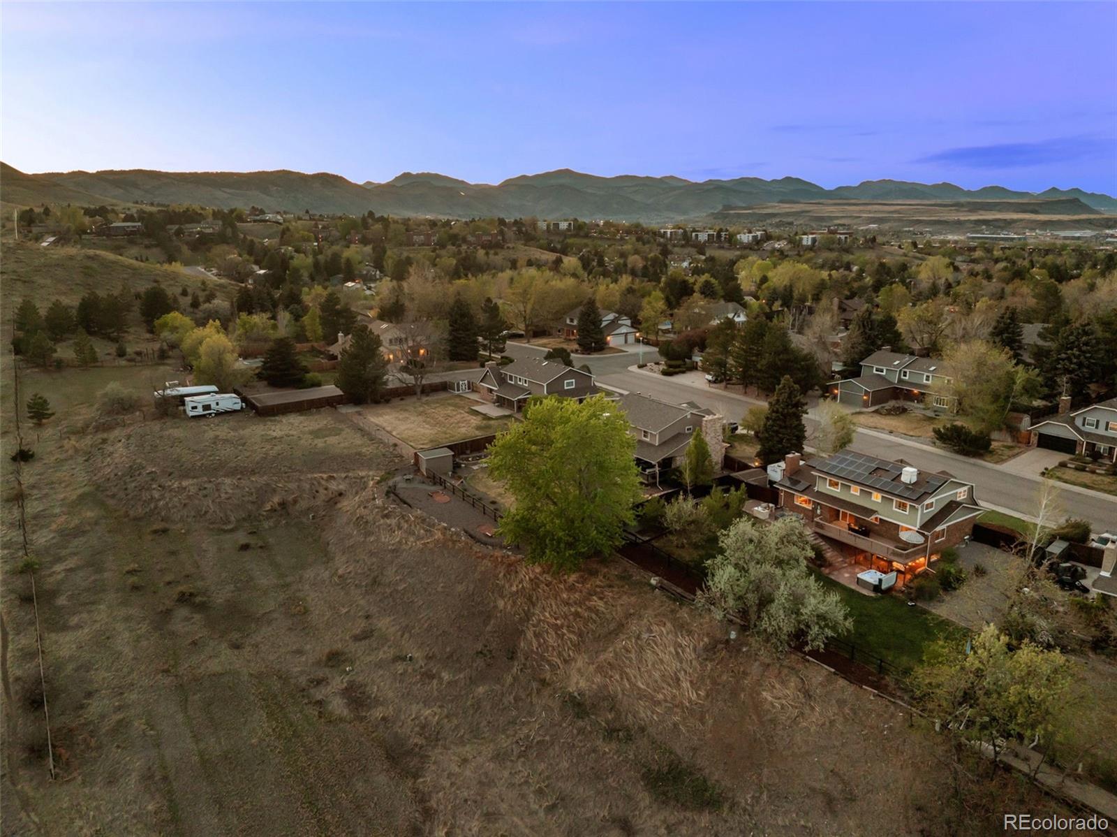 210 South Deframe Way Golden, CO 80401 - Photo 4 of 50 a view of a city with mountain