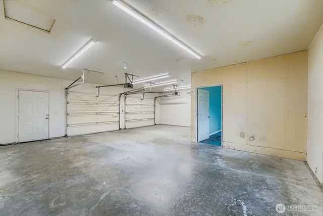 a view of a room with storage