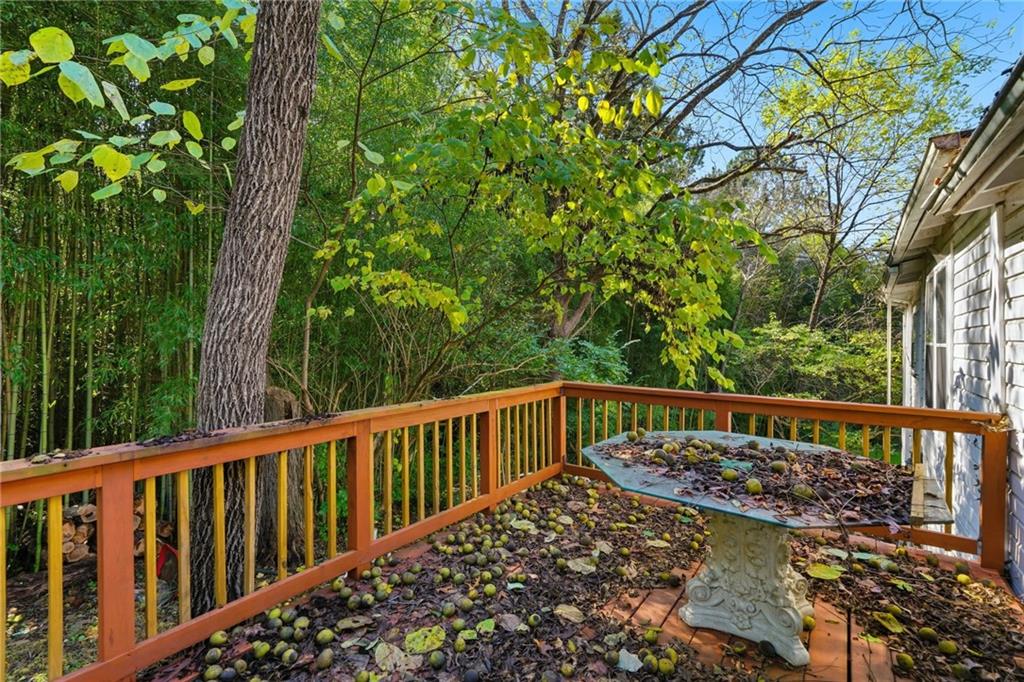 348 Old Tate Road Jasper, GA 30143 - Photo 35 of 35 a view of balcony with wooden fence
