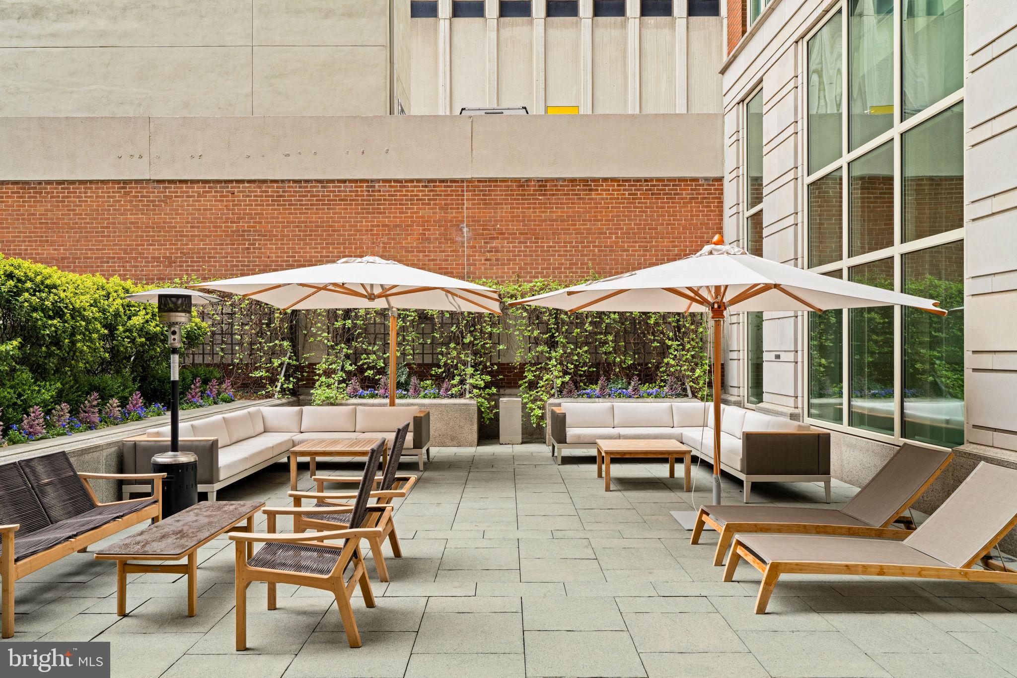 130 South 18th Street, Unit 501 Philadelphia, PA 19103 - Photo 38 of 43 Resident Only Patio
Off of the pool