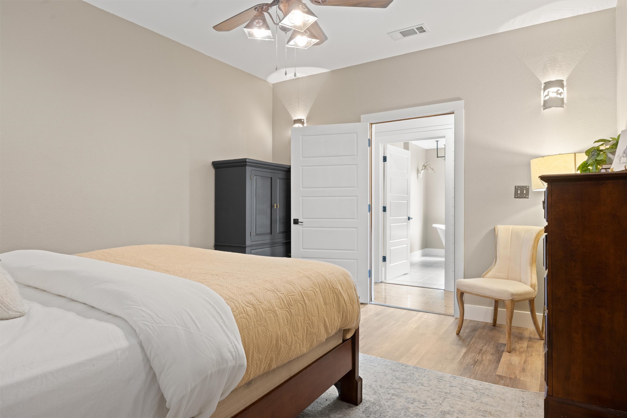 13590 Ranch Road 2338 Georgetown, TX 78633 - Photo 14 of 39 Another view of bedroom #2 looking out to the hallway and bathroom #2.
