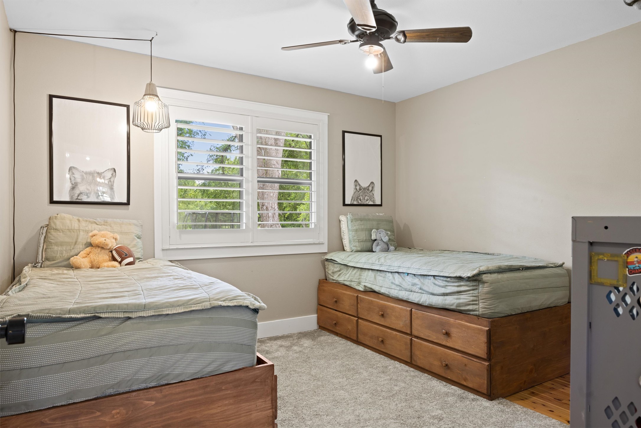 13590 Ranch Road 2338 Georgetown, TX 78633 - Photo 16 of 39 Bedroom #3 sits down the hallway from bedroom #2 on the way to the primary at the back of the home. approx. measurement 11'3" x 10'3"