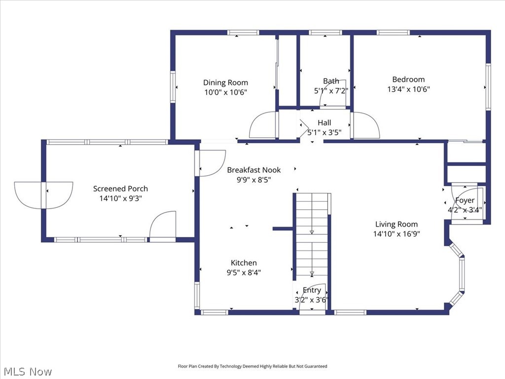 17282 McCracken Road Maple Heights, OH 44137 - Photo 24 of 26 View of home floor plan first floor
