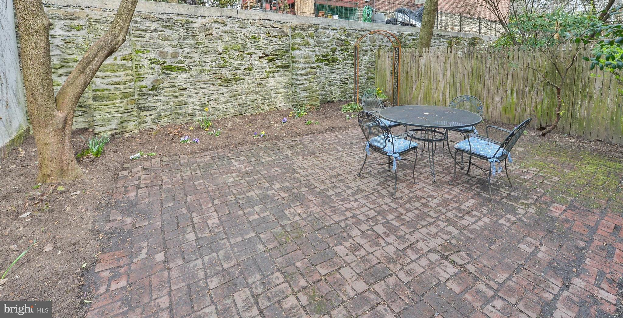 7133 Cresheim Road Philadelphia, PA 19119 - Photo 17 of 76 Patio and stone retaining wall