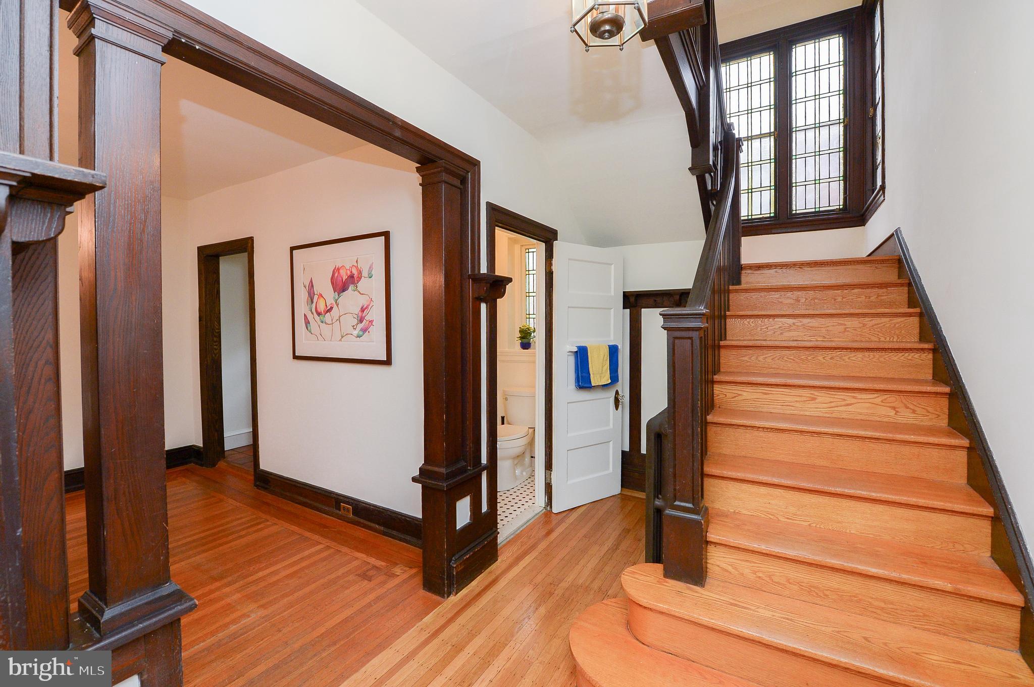 7133 Cresheim Road Philadelphia, PA 19119 - Photo 27 of 76 Foyer with powder room