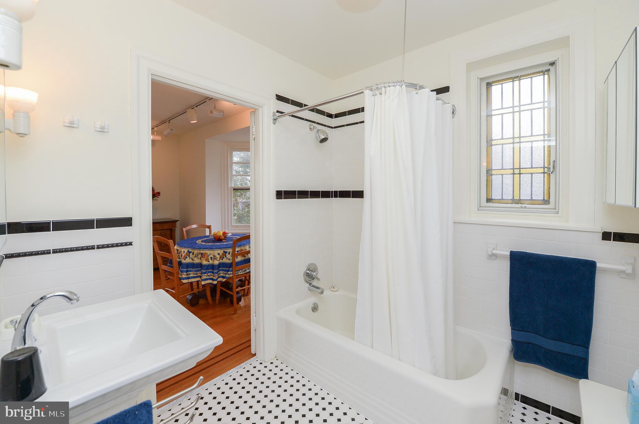 7133 Cresheim Road Philadelphia, PA 19119 - Photo 53 of 76 Hall bathroom with door to main bedroom