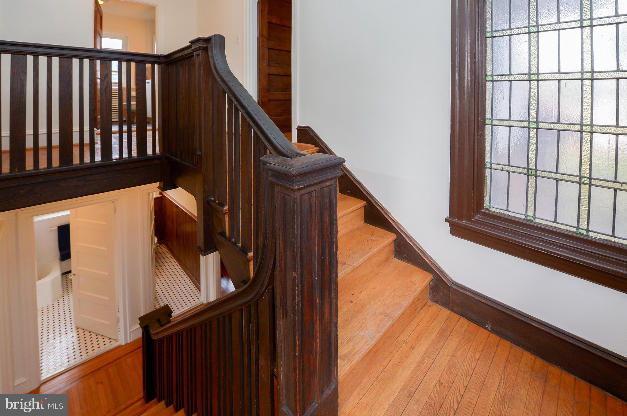 7133 Cresheim Road Philadelphia, PA 19119 - Photo 62 of 76 3rd fl stairs landing looking down to 2nd fl