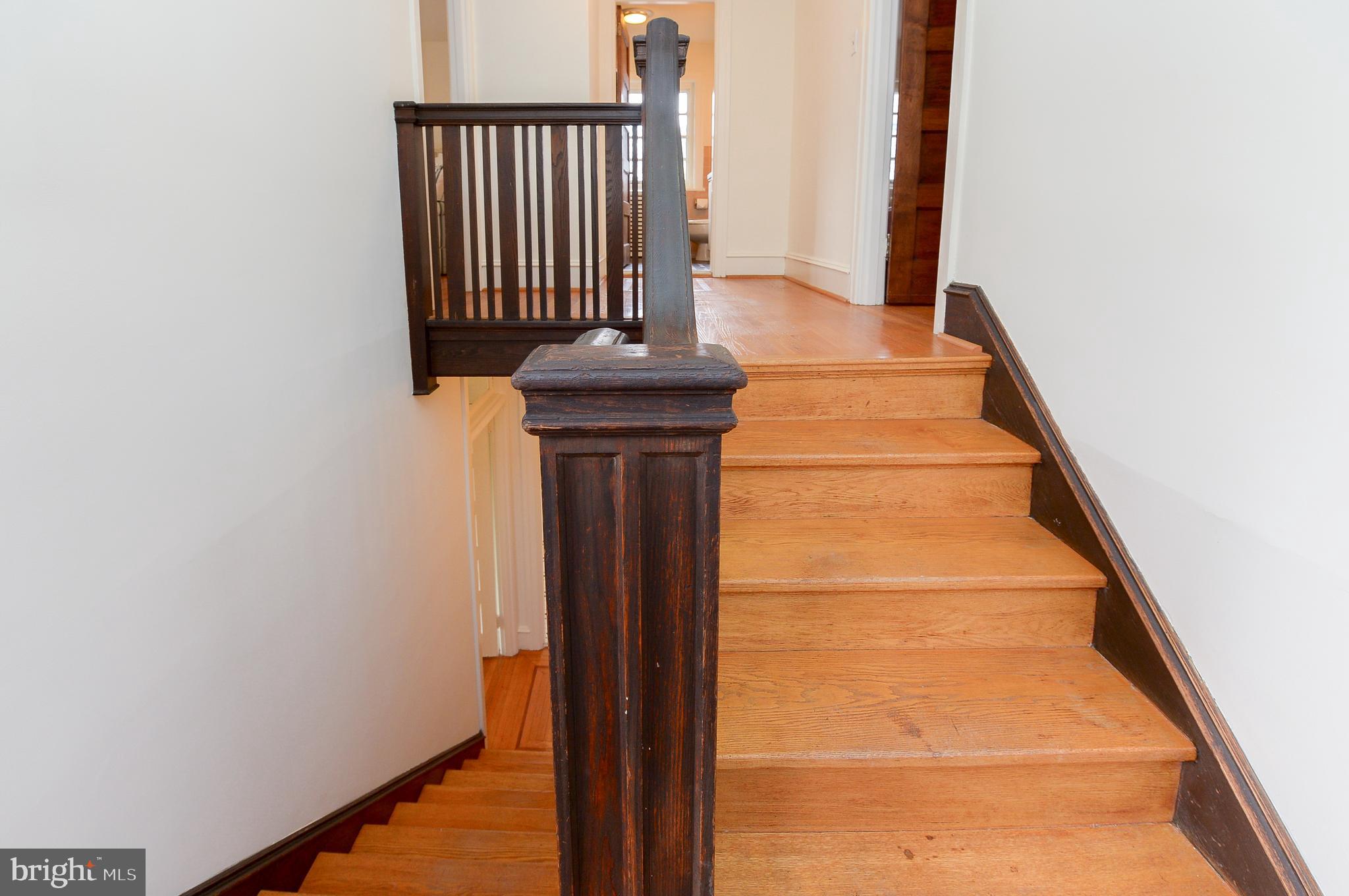 7133 Cresheim Road Philadelphia, PA 19119 - Photo 63 of 76 3rd fl stairs landing up toward 3rd fl bathroom