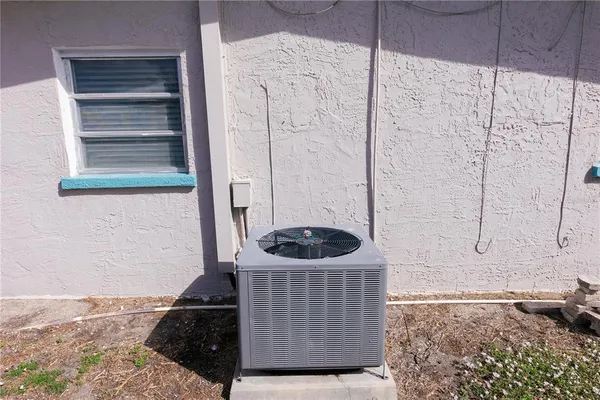 a row of house with a outdoor space