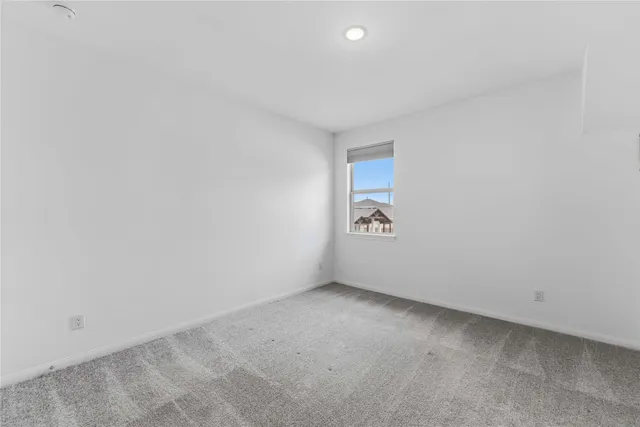 a view of a room with closet area