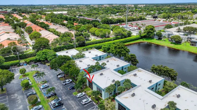 a aerial view of a house