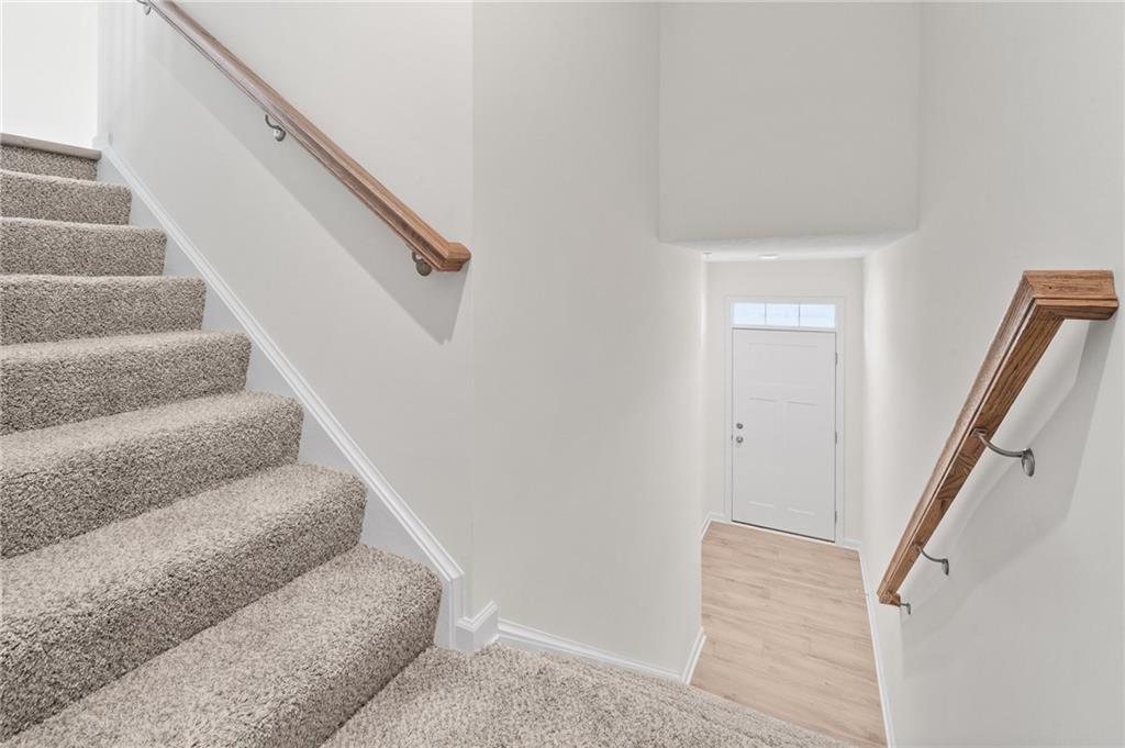 113 Affinity Drive Harmony, PA 16037 - Photo 2 of 40 a view of staircase with white walls and white walls