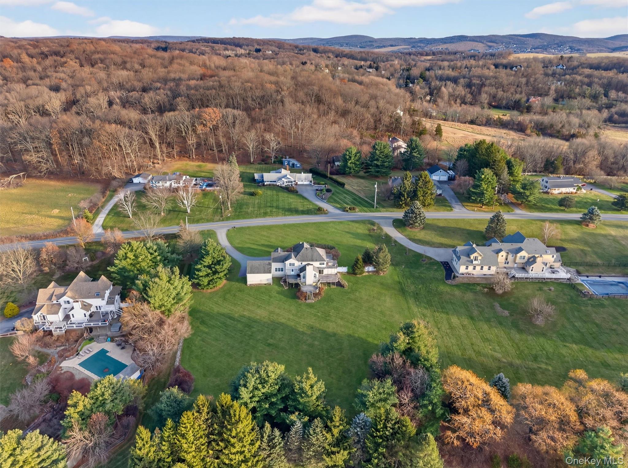 21 Jessup Road Warwick, NY 10990 - Photo 49 of 50 an aerial view of a residential houses with outdoor space