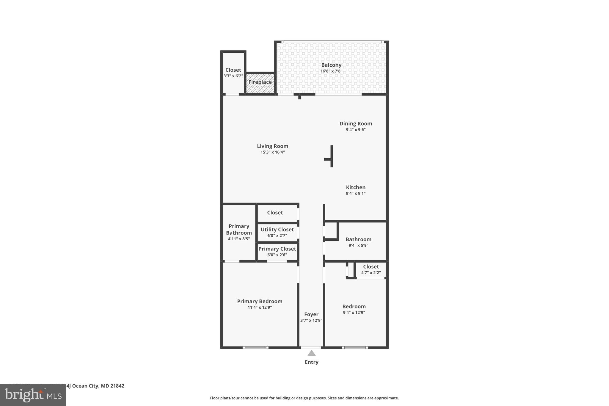 119 Old Landing Road, Unit 204J Ocean City, MD 21842 - Photo 35 of 35 a picture of floor plan