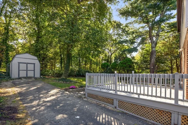 a view of a back yard