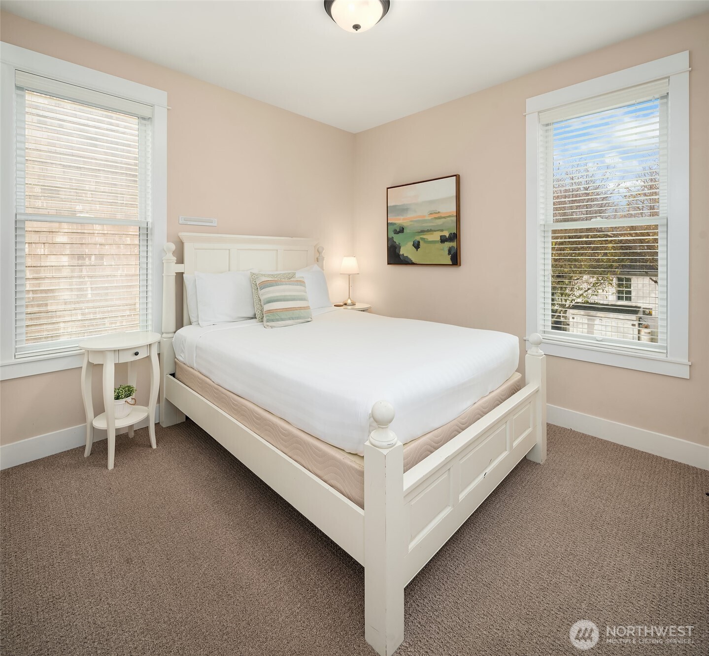 24 Float Lane Pacific Beach, WA 98571 - Photo 18 of 23 a bed sitting in a bedroom next to a window