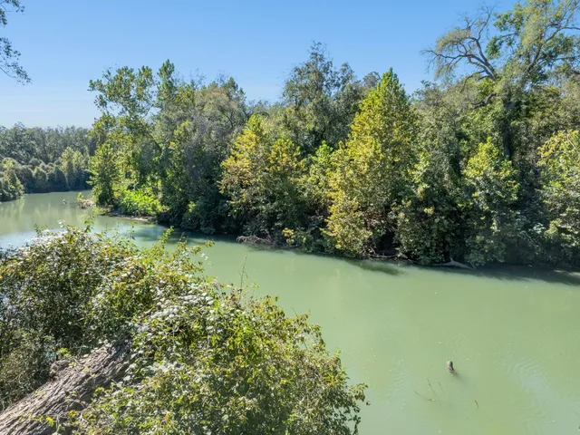 a view of a green yard