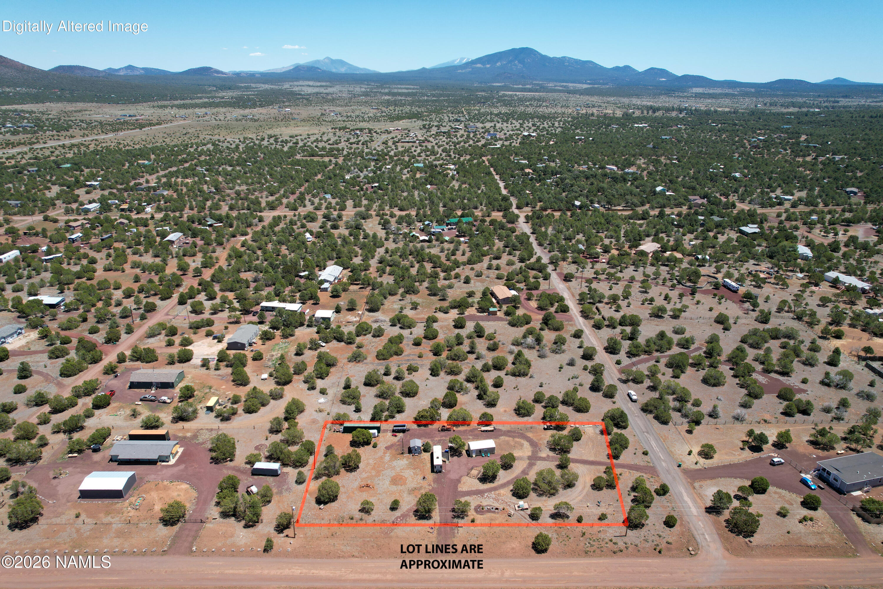 7543 North Red Lake Road, Unit 218 Williams, AZ 86046 - Photo 18 of 38 17 LOT LINES TO EAST
