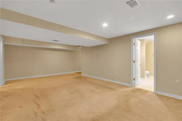 a view of an empty room