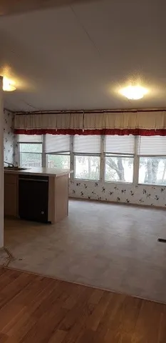 a view of a room with window