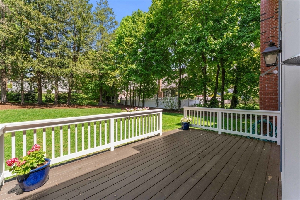 33 Bond Street Needham, MA 02492 - Photo 34 of 35 a view of a wooden roof deck