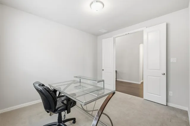 a view of a livingroom with furniture