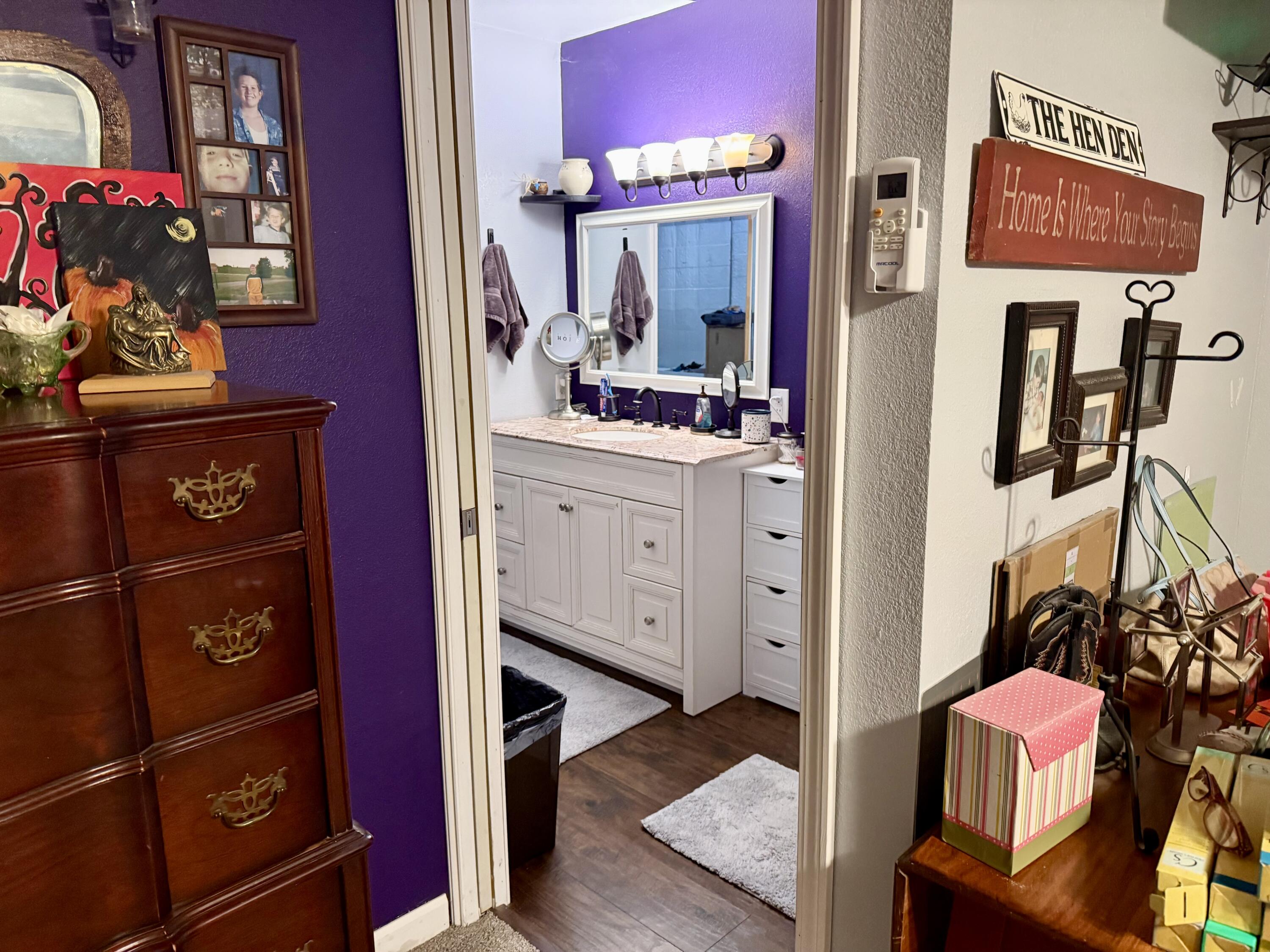 503 2nd Street Lorenzo, TX 79343 - Photo 8 of 13 a view of living room with furniture and wooden floor