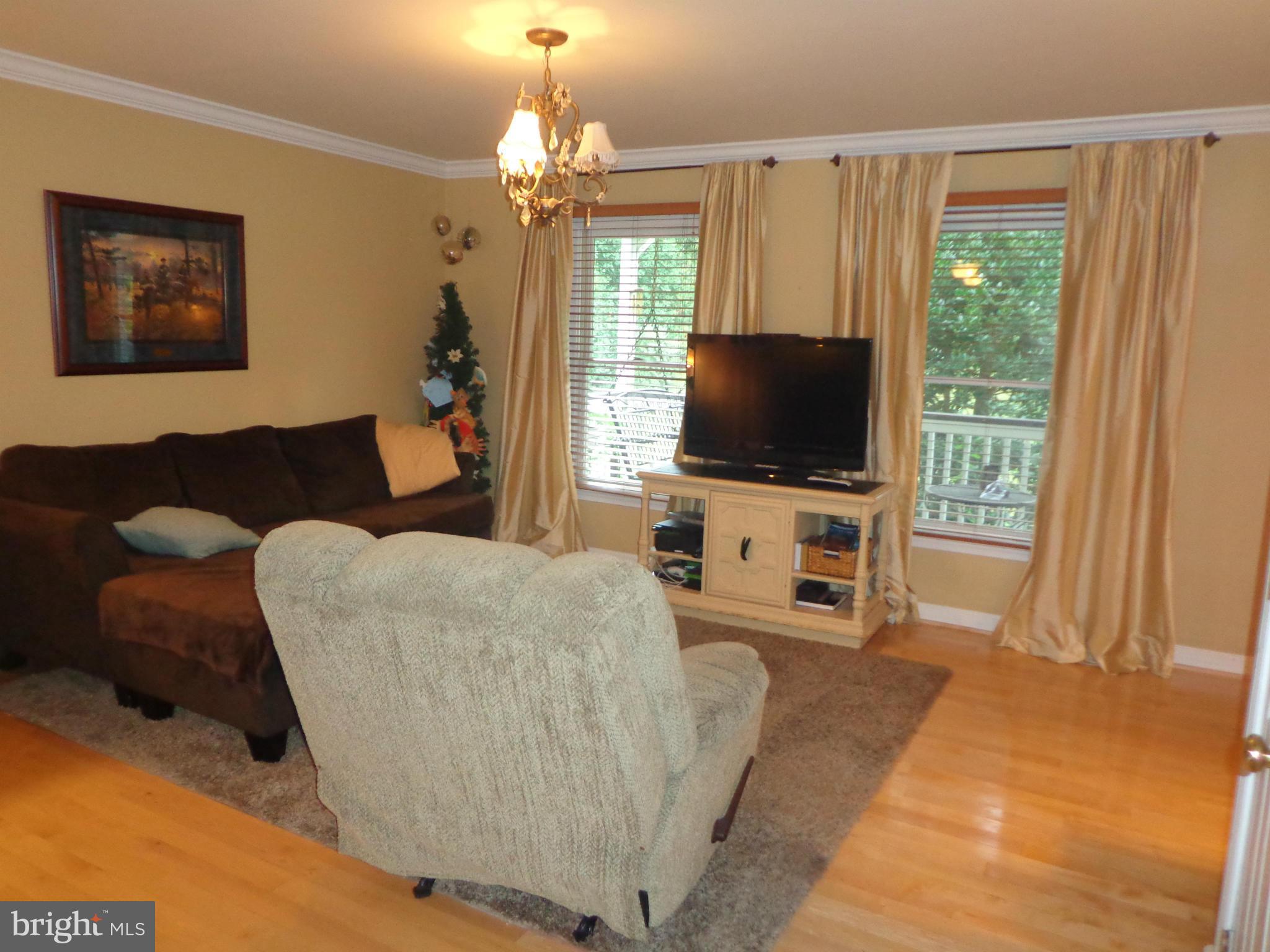 9323 Settle School Road Rixeyville, VA 22737 - Photo 18 of 30 a living room with furniture and a flat screen tv