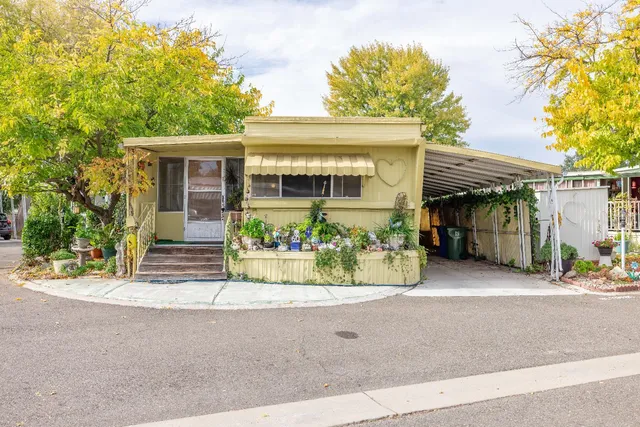 a view of a house with a patio