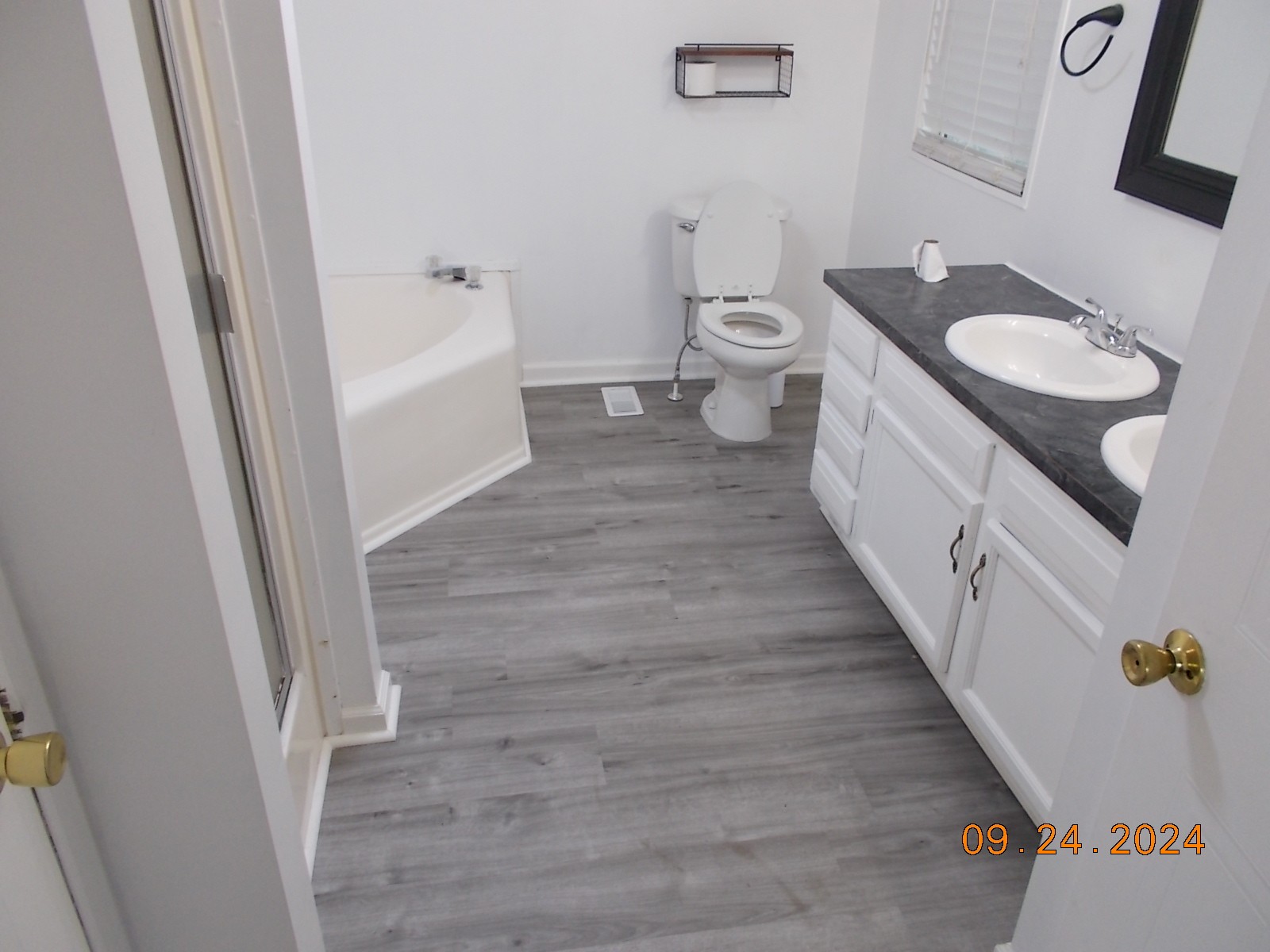 3354 Linwood Road Watertown, TN 37184 - Photo 44 of 54 a bathroom with a sink and a mirror