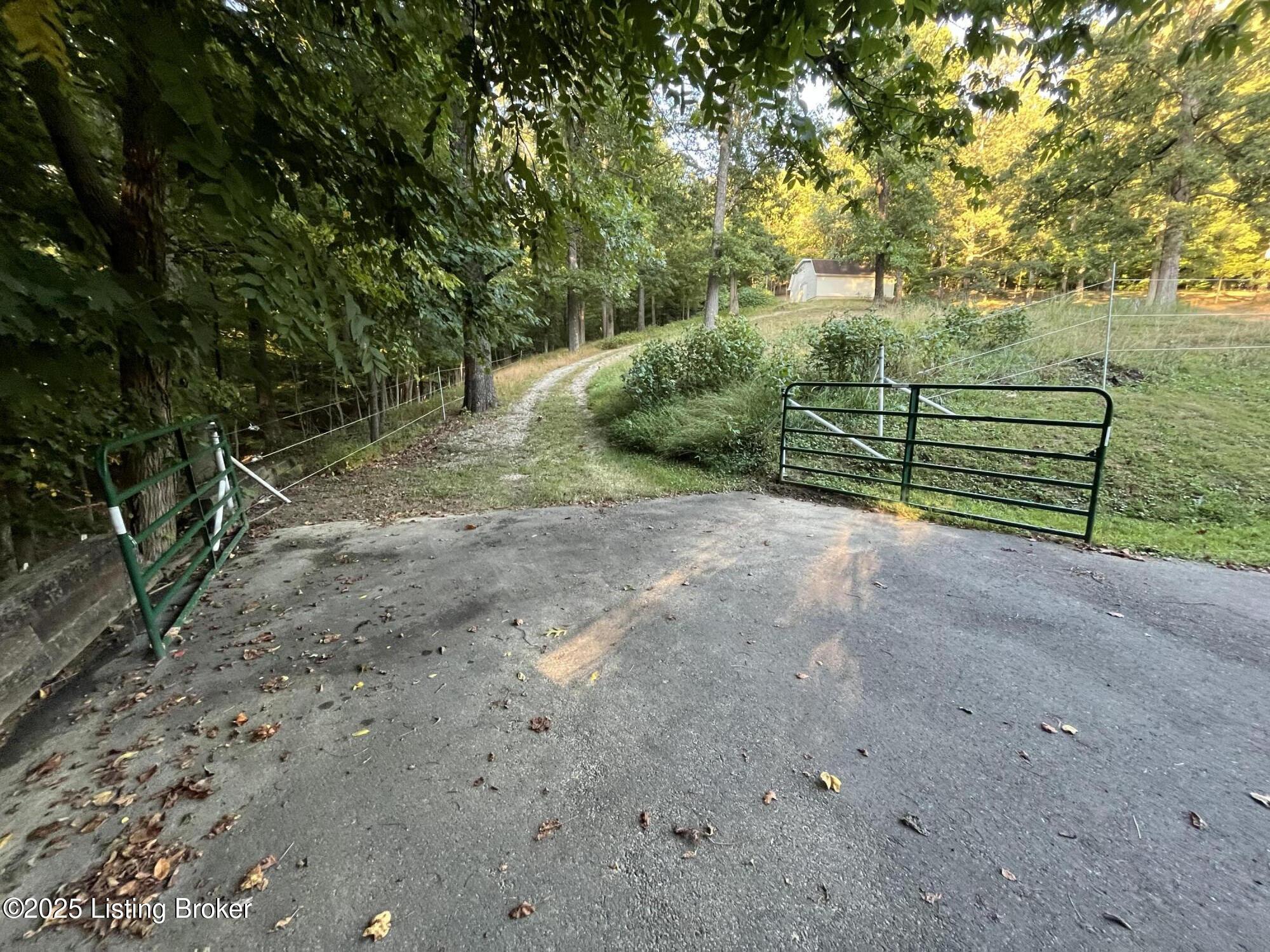 Gate to Pasture toward Barn